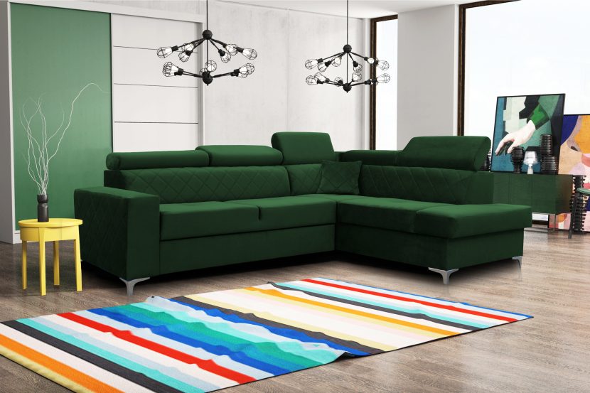 Gloss Corner Sofa