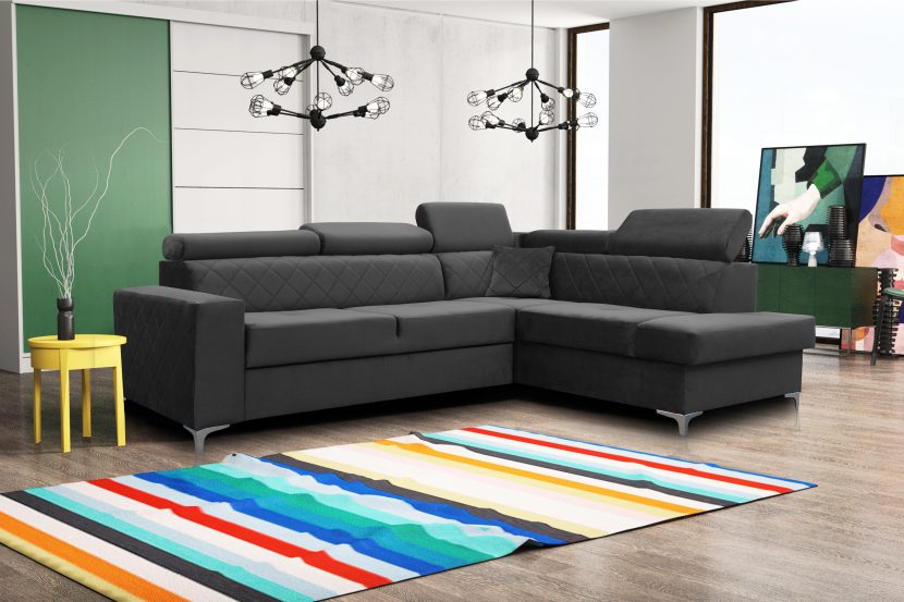 Gloss Corner Sofa