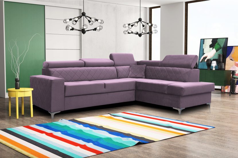 Gloss Corner Sofa