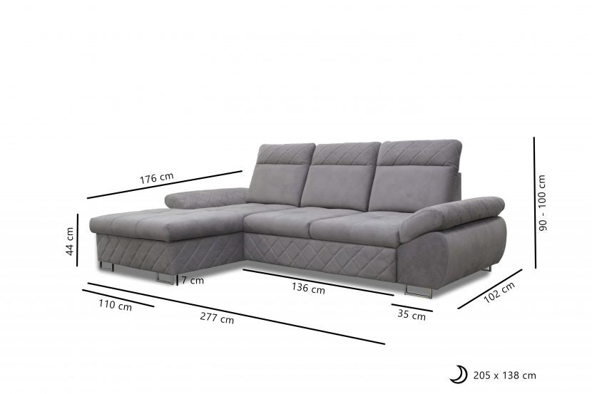 Selly II-OT Corner Sofa