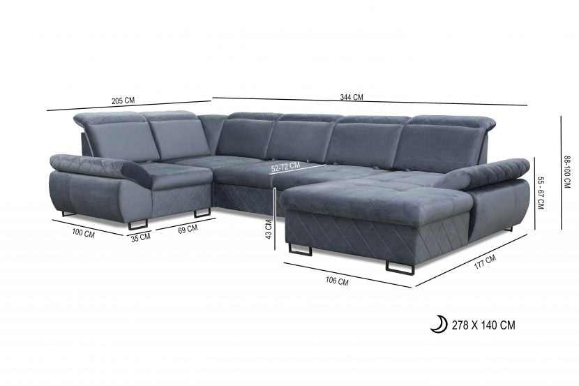 Selly OT-II-CORNER-I Corner Sofa